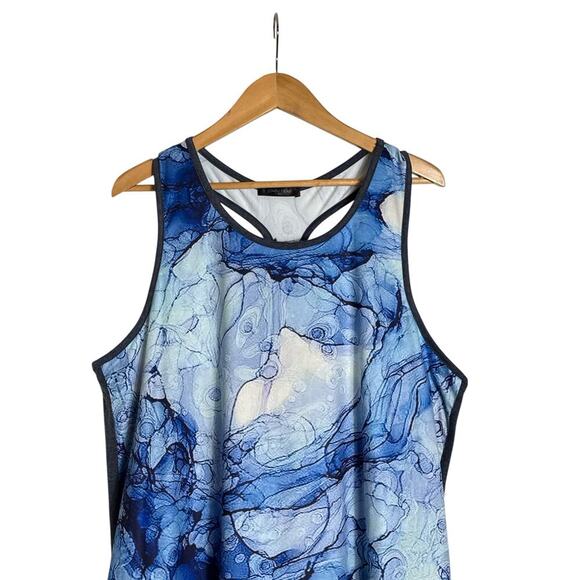 LoveU.Dear Women's Twisted Racerback Scoop Fitness Tank Top Size XL Multi NWOT - Picture 2 of 6